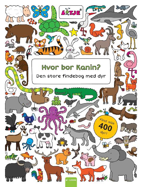 Hvor bor Kanin? : den store findebog med dyr