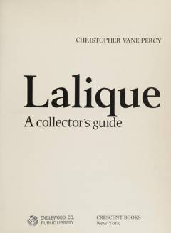 Lalique : a collector's guide
