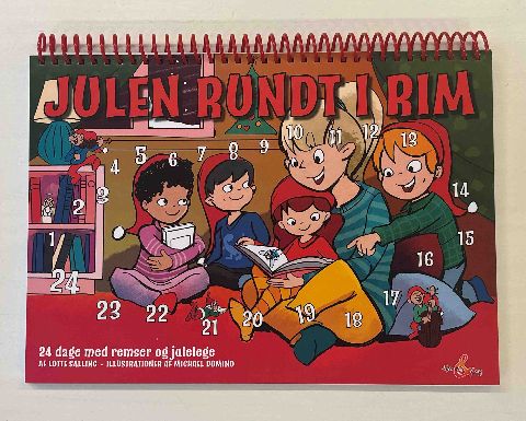Julen rundt i rim : 24 dage med remser og julelege