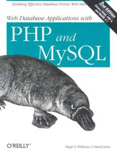 Web database applications with PHP and MySQL
