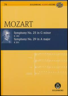 Symphony no. 25 in G minor, K 183: Symphony no. 29 in A major, K 201