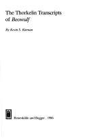 The Thorkelin transcripts of Beowulf