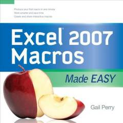 Excel 2007 macros : made easy