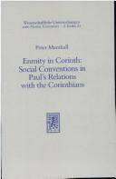 Enmity in Corinth : social conventions in Paul's relations with the Corinthians