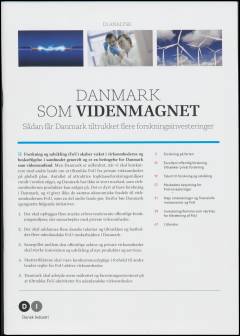 Danmark som videnmagnet : sådan får Danmark tiltrukket flere forskningsinvesteringer