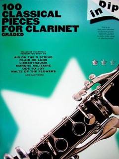 100 classical pieces for clarinet, graded