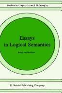Essays in logical semantics