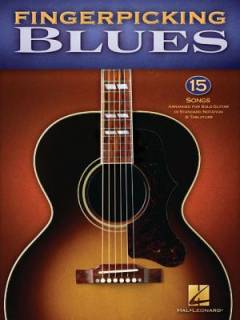 Fingerpicking blues : 15 songs arranged for \solo guitar\ in standard notation & tablature