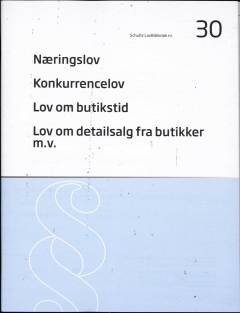 Næringslov: Konkurrencelov: Lov om butikstid: Lov om detailsalg fra butikker m.v.
