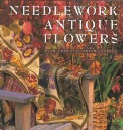 Needlework antique flowers
