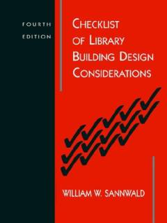 Checklist of library building design considerations