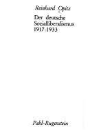 Der deutsche Sozialliberalismus : 1917-1933