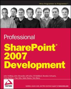 Professional SharePoint 2007 development