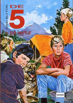 De fem på lejrtur