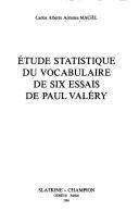 Études statistique du vocabulaire de six essais de Paul Valéry