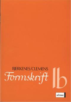 Formskrift. Bind 1b