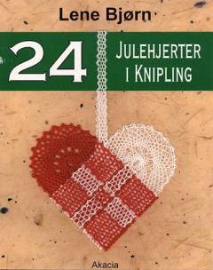 24 julehjerter i knipling