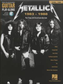 Metallica 1983-1988 : play 8 songs with tab and sound-alike audio