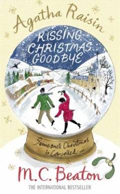 Agatha Raisin kissing Christmas goodbye
