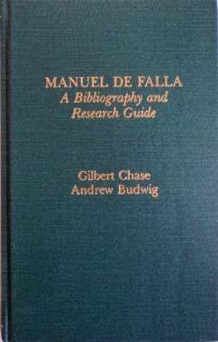 Manuel de Falla : a bibliography and research guide