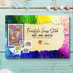Freestyle cross stitch : mix and match : sådan laver du dit eget design