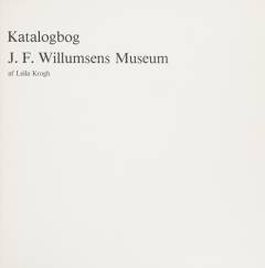 Katalogbog, J.F. Willumsens Museum