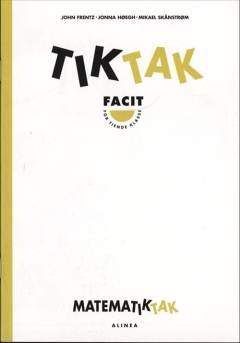 Tiktak, facit for tiende klasse