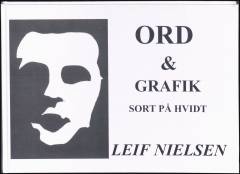 Ord & grafik sort på hvidt
