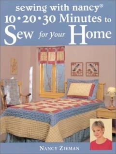 10-20-30 minutes to sew for your home
