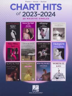Chart hits of 2023-2024 : easy piano