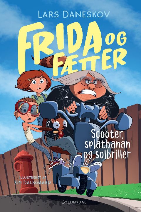 Frida og Fætter - scooter, splatbanan og solbriller