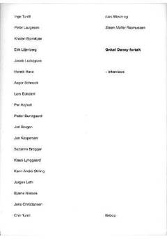 Onkel Danny fortalt : interviews