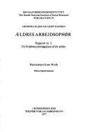 Ældres arbejdsophør
