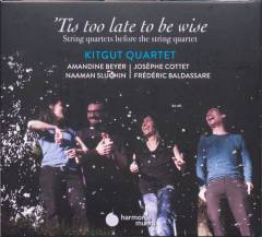 'Tis too late to be wise : string quartets before the string quartet
