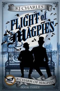 Flight of magpies