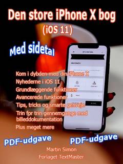 Den store iPhone X bog (iOS 11) : PDF-udgave