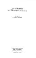 Franz Werfel : an Austrian writer reassessed