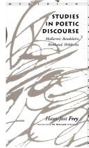Studies in poetic discourse : Mallarmé, Baudelaire, Rimbaud, Hölderlin