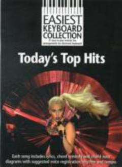 Todays's top hits : 21 easy-to-play melody line arrangements for electronic keyboard