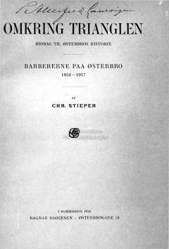 Omkring Trianglen : Bidrag til Østerbros Historie : Barbererne paa Østerbro 1854-1917