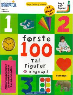Første 100 Tal Figurer : bingo spil