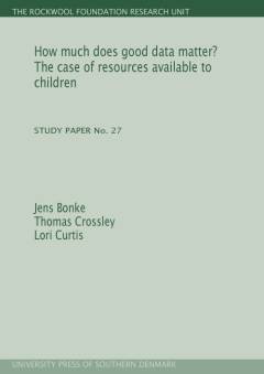 How much does good data matter? : the case of resources available to children
