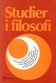 Studier i filosofi