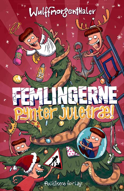 Femlingerne pynter juletræ