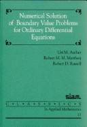 Numerical solution of boundary value problems for ordinary differential equations
