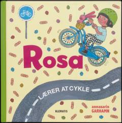 Rosa lærer at cykle