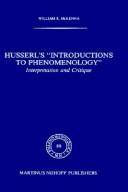 Husserl's "introductions to phenomenology" : interpretation and critique