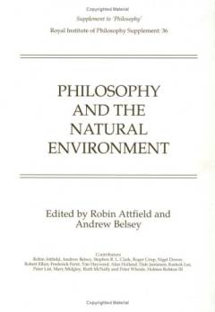 Philosophy and the natural environment
