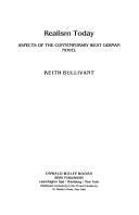Realism today : aspects of the contemporary West German novel
