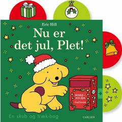 Nu er det jul, Plet! : en skub og træk-bog